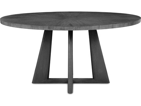 Uttermost Pulsar Oval Wood Light Gray Dining Table