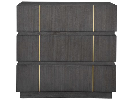 Uttermost Between The Lines Dark Walnut Gray Acacia Wood Accent Chest