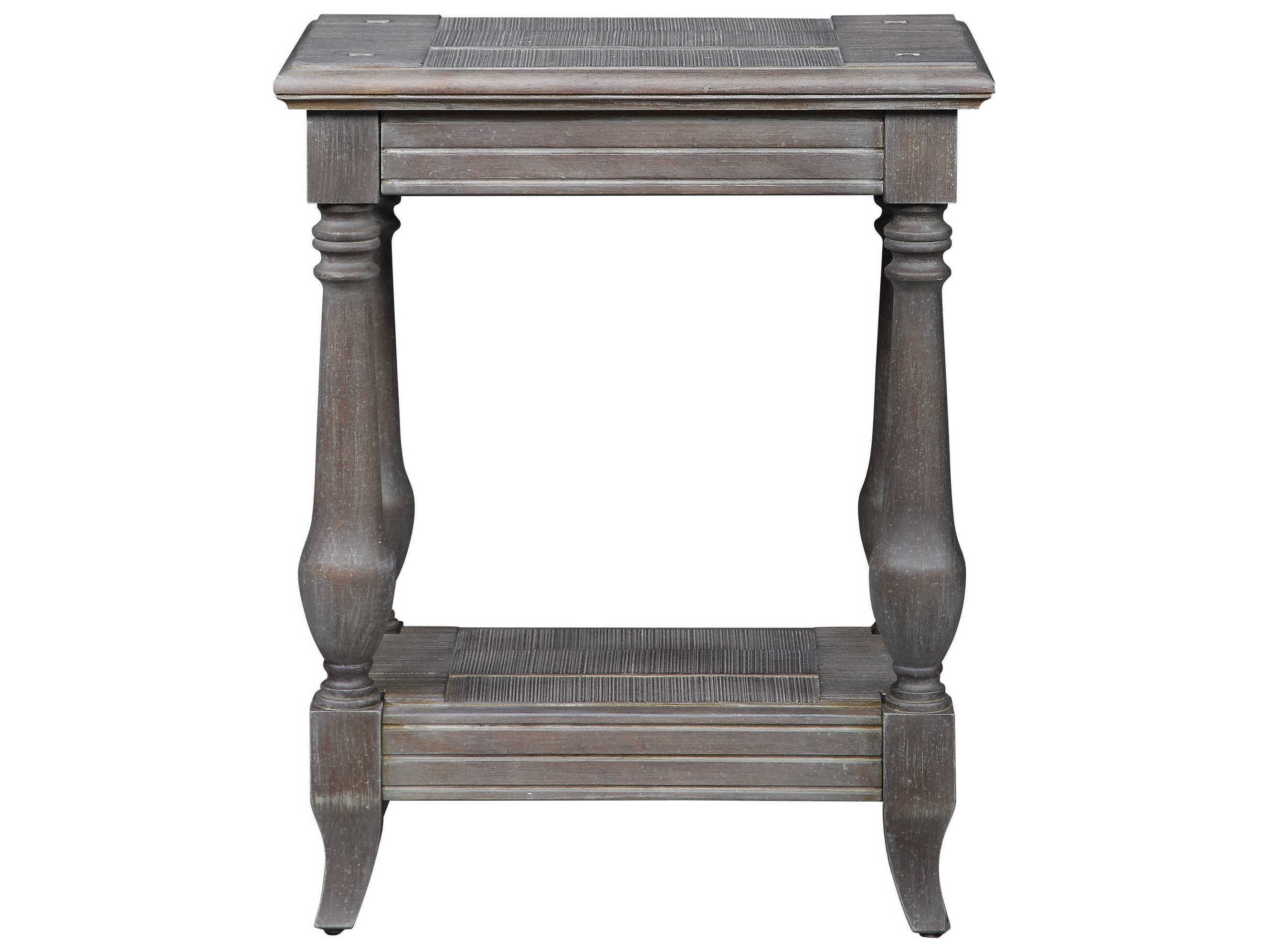 Uttermost Mardonio 20 x 12 Rectangular Distressed Side Table UT24295