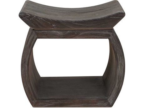 Uttermost Connor Walnut Brown Accent Stool