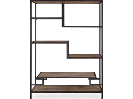 Uttermost Sherwin Aged Black Industrial Etagere