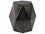 Uttermost Volker 18" Hexagon Wood White End Table  UT25273