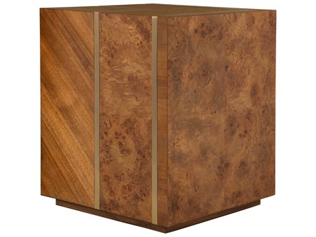 Uttermost Seven Wonders Rectangular Wood Maple End Table