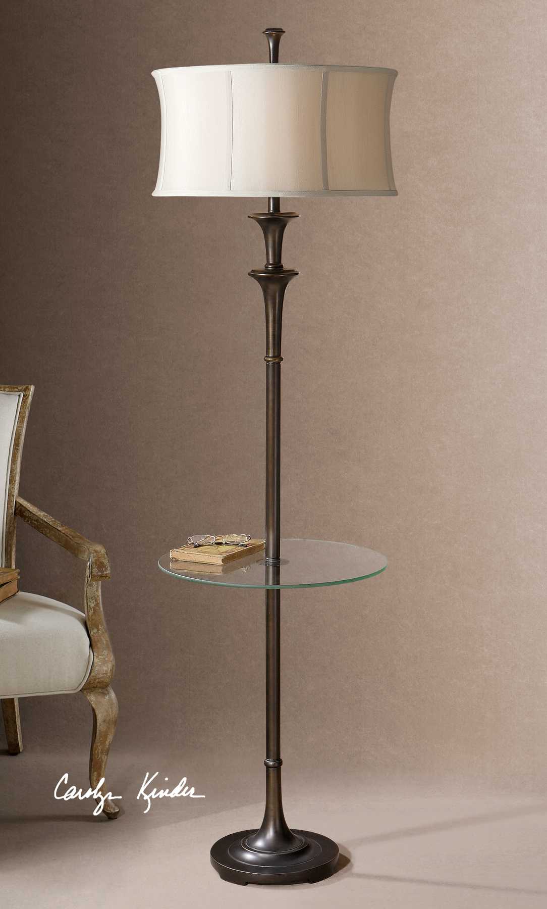 Uttermost Brazoria End Table Floor Lamp UT282351