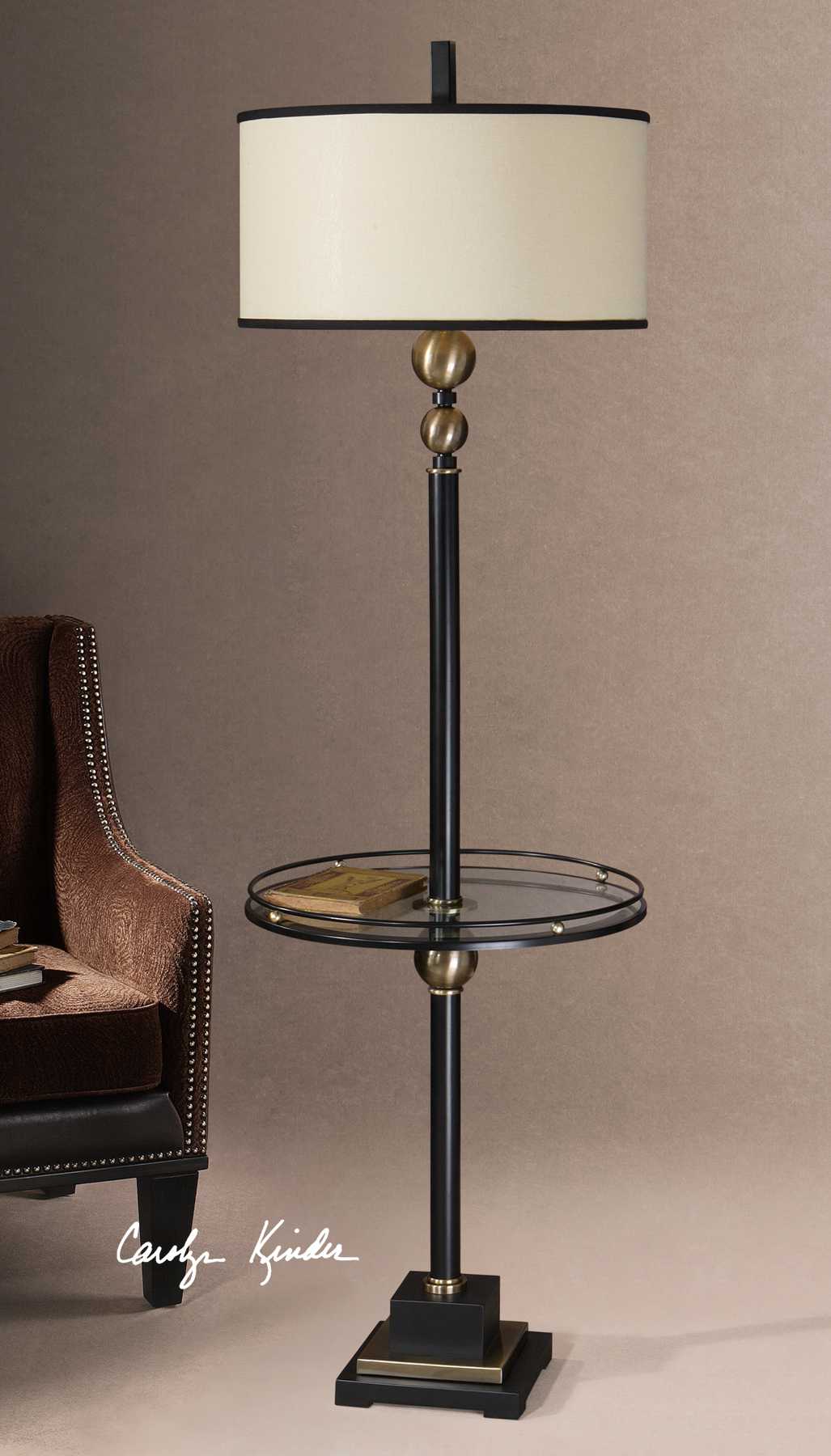 Uttermost Revolution End Table Floor Lamp | UT285711