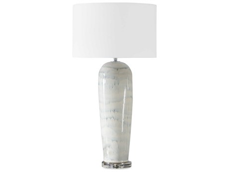 Uttermost Arden Smoky Blue Round with Liner Buffet Lamp