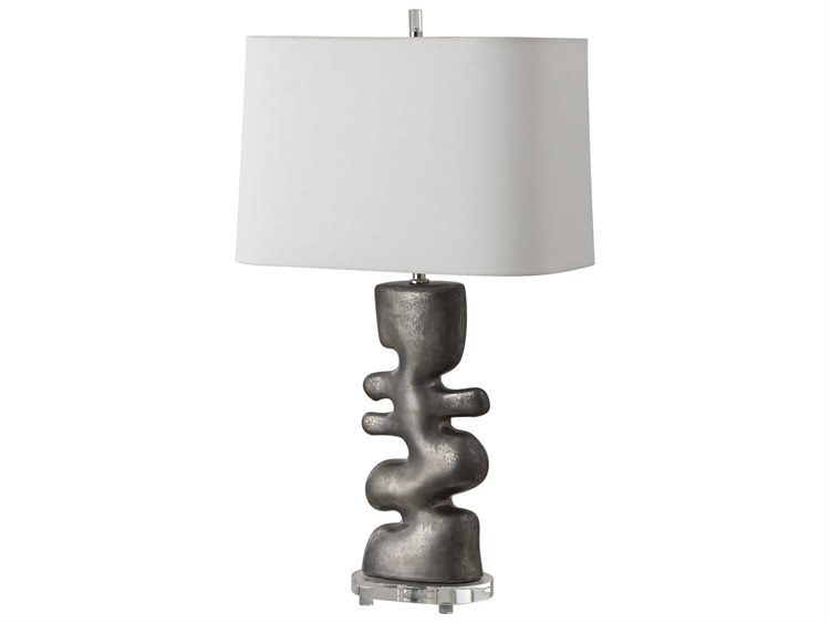 Photos - Floodlight / Street Light Uttermost Free Flowing Nickel Buffet Lamp 30408-1 