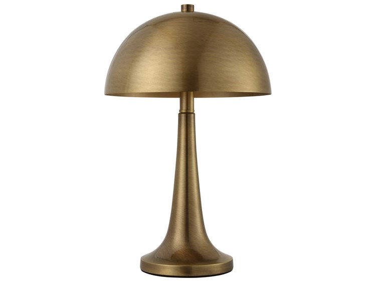 Photos - Floodlight / Street Light Uttermost Dame Antique Brass Table Lamp 30413-1 