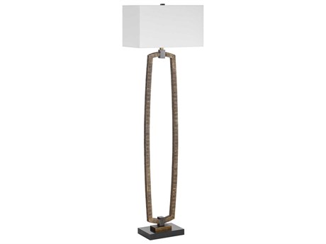 Uttermost Relic Antiqued Gold Floor Lamp