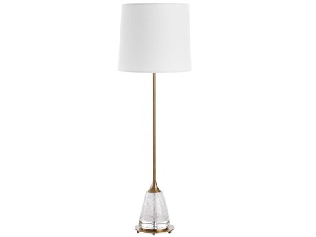 Uttermost Alistair Clear Brass Buffet Lamp