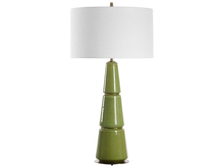 Uttermost Mendell Moss Green Buffet Lamp