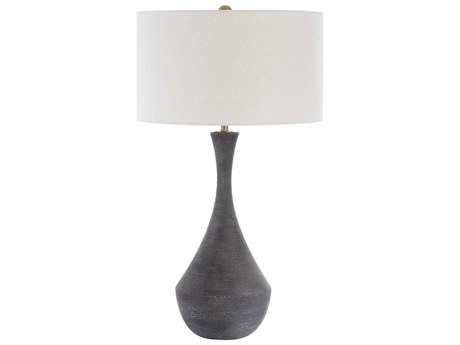 Uttermost Helston Dark Charcoal Black Buffet Lamp