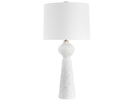 Uttermost Sonata Stone Ivory White Buffet Lamp