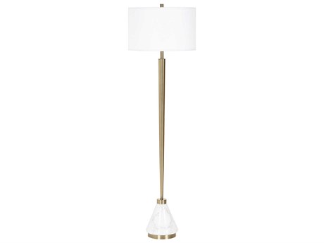Uttermost Curran Plated Brass Floor Lamp