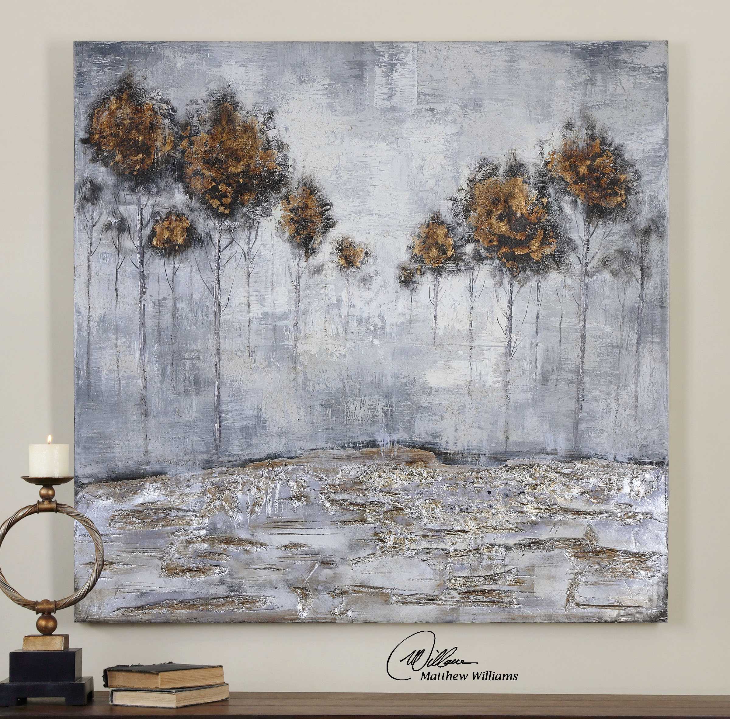 Uttermost Iced Trees Abstract Wall Art UT31304