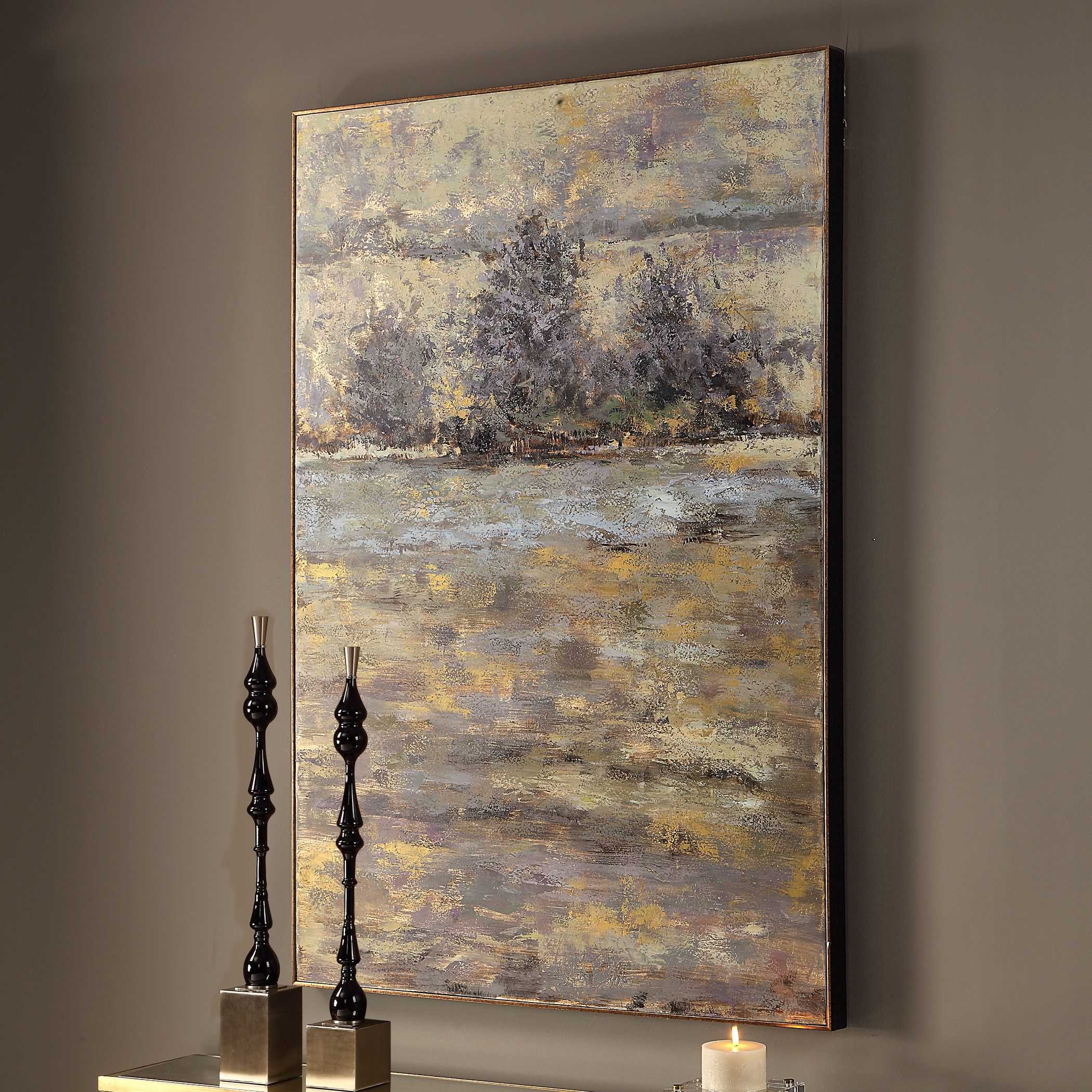 Uttermost Lavender Trees Canvas Wall Art UT31415