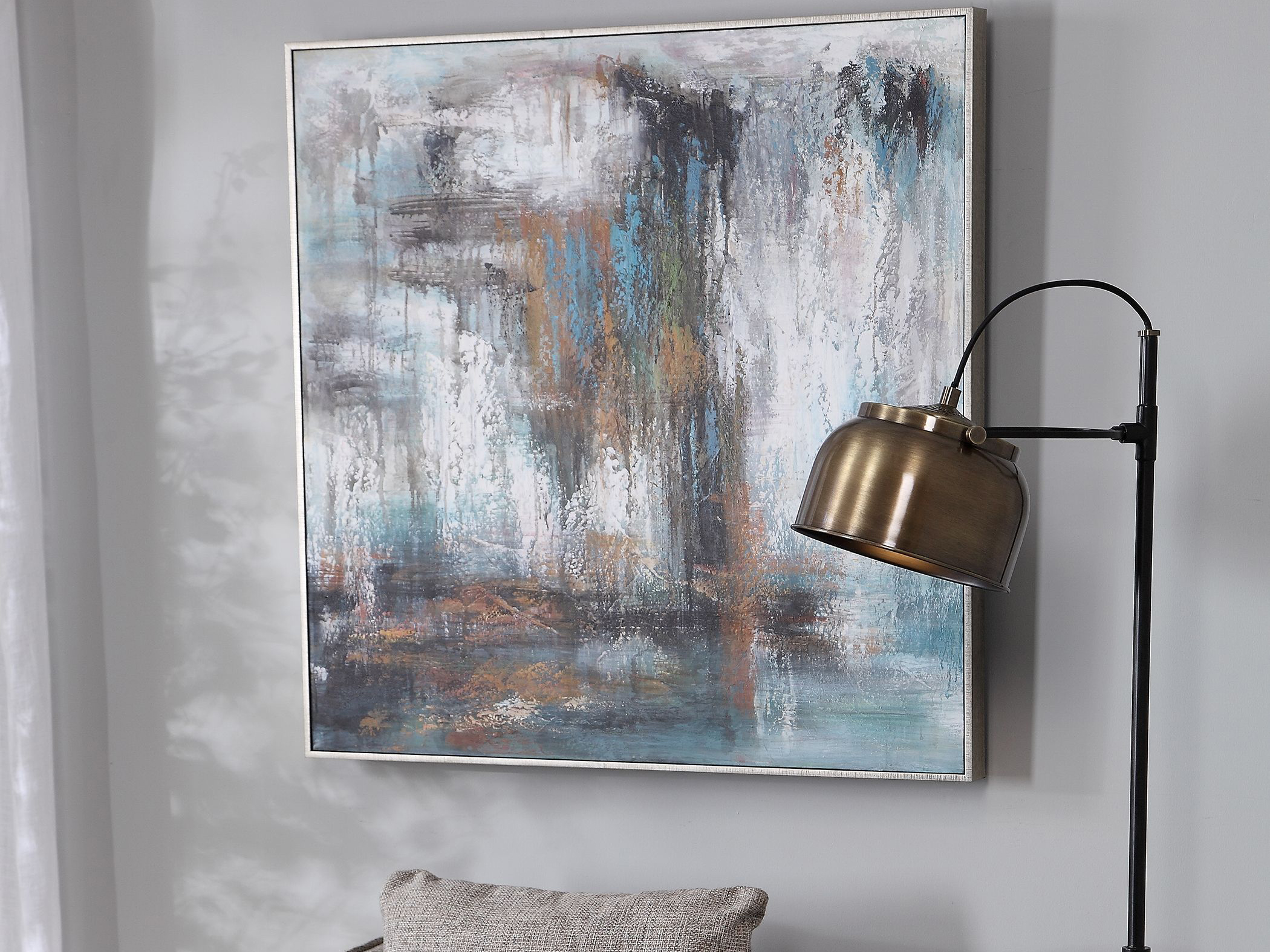 Uttermost Downpour Canvas Wall Art UT32247