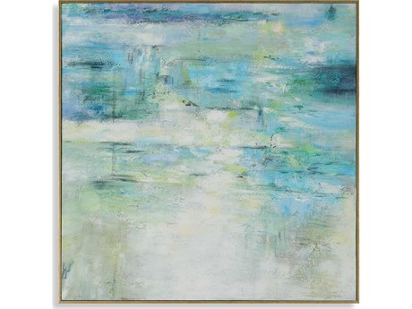 Uttermost Blissful Hand Painted Abstract Art
