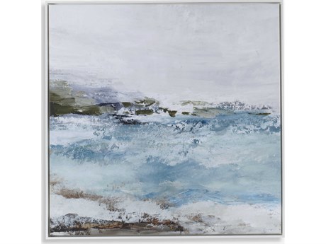 Uttermost Blue Essence Coastal Framed Canvas Wall Art