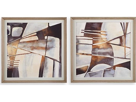 Uttermost Vetrina Framed Abstract Prints Set of 2