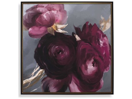 Uttermost Plum Ranculus Framed Floral Art