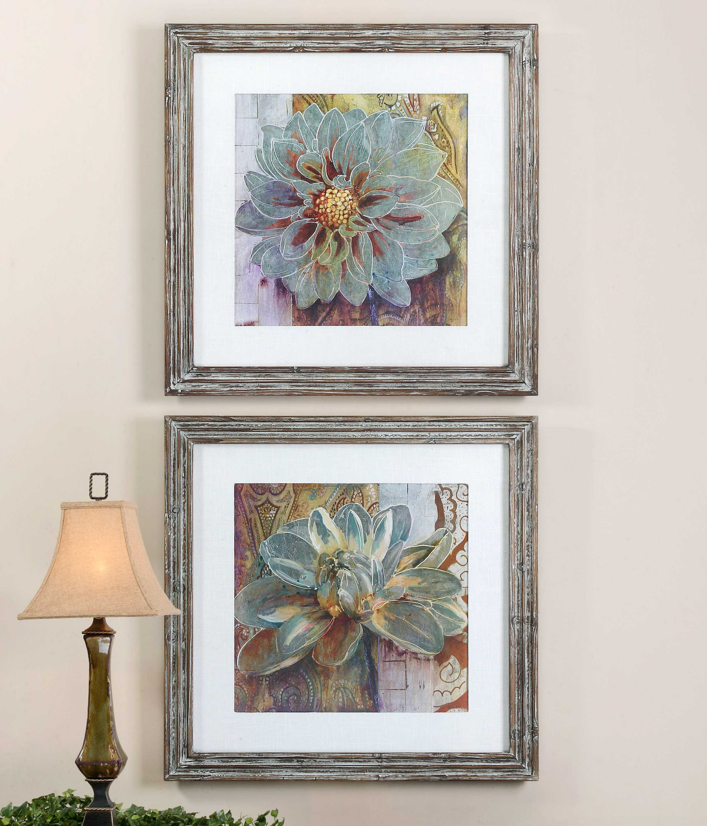 Uttermost Sublime Truth Floral Wall Art (2 Piece Set) UT34036