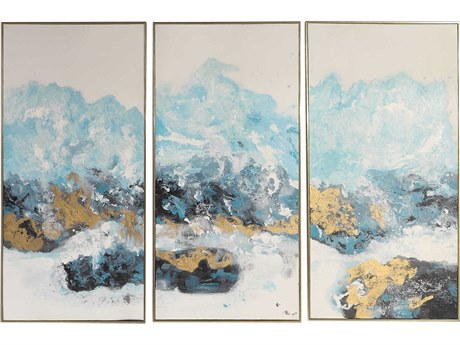 Uttermost Crashing Waves Canvas Wall Art