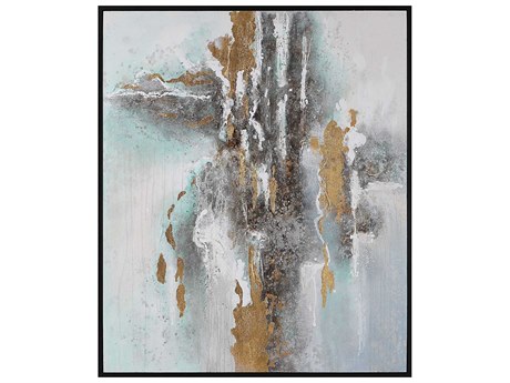 Uttermost Mountain Mist Hand Painted Canvas Wall Art