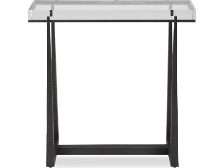 Uttermost Midas Rectangular Dark Bronze End Table
