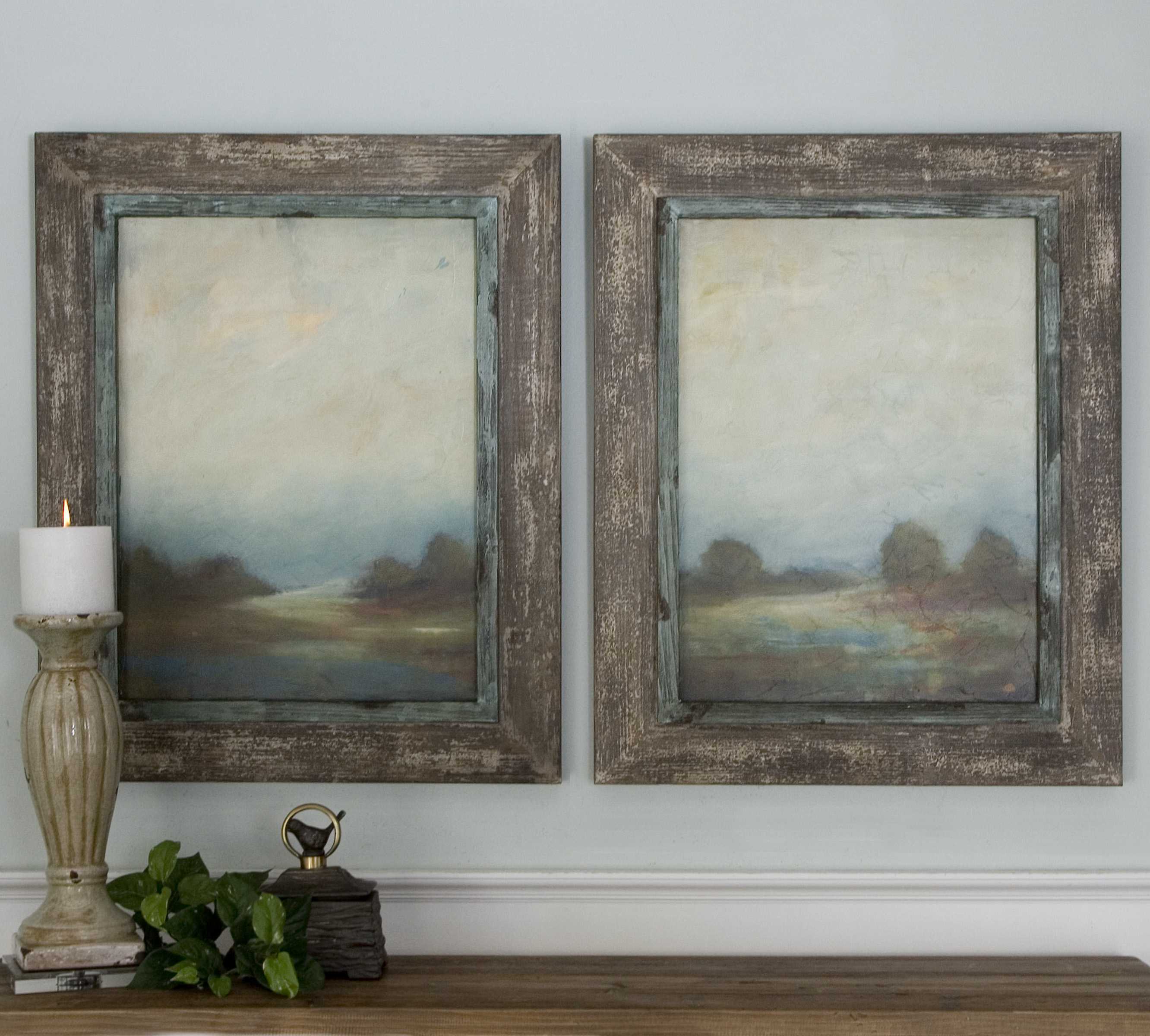 Uttermost Morning Vistas Framed Wall Art (2 Piece Set) UT51076