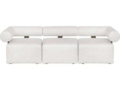Uttermost Outdoor Bolster Back Fabric Cushion Sofa