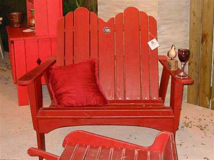 Uwharrie Chair Original Wood Loveseat