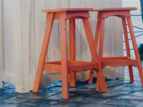 Uwharrie Chair Companion Series Wood Side Bar Stool 18Wx20.5Dx30H