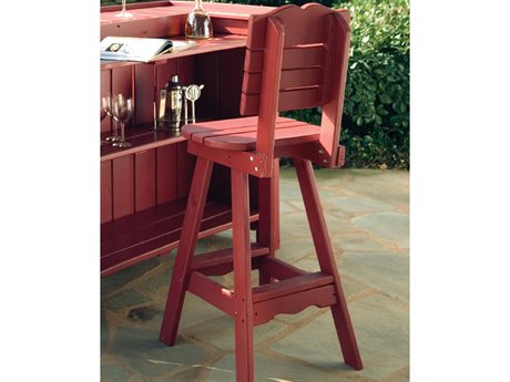 Uwharrie Chair Companion Series Wood Side Bar Stool 18Wx19.5Dx48H