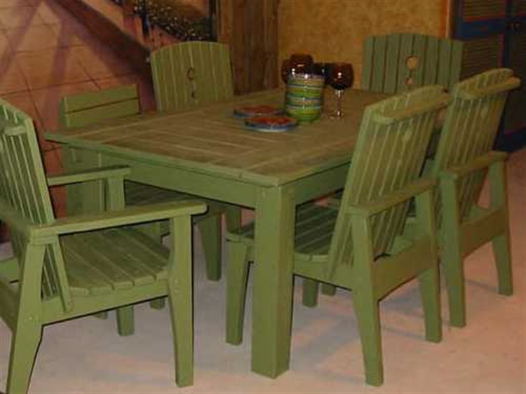 Uwharrie Chair Behren Wood 42 x 69 Rectangular Dining Table
