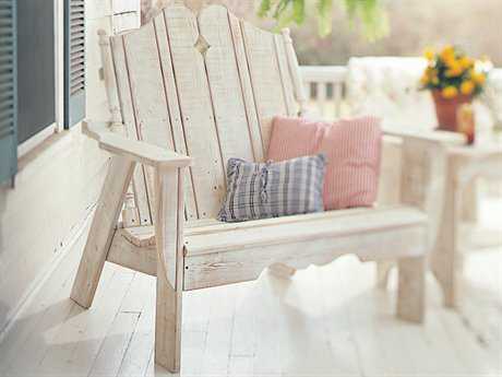 Uwharrie Chair Nantucket Wood Loveseat 50Wx38Dx44H