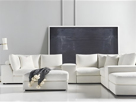 Vanguard Furniture Ease White Upholstered Sectional Sofa