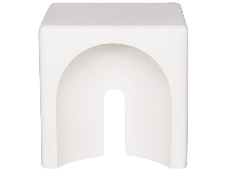 Vanguard Furniture Dorian Stone Cast Square End Table