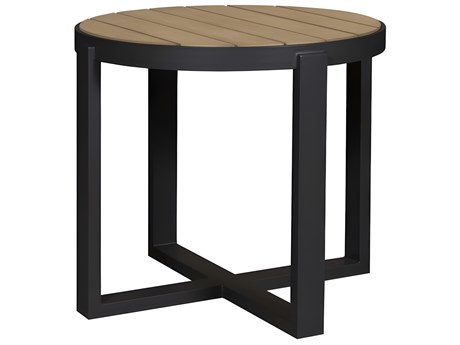 Vanguard Furniture Michael Weiss Montecito Aluminum Shadow Round End Table