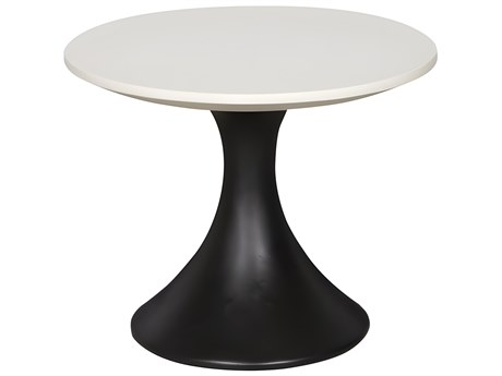 Vanguard Furniture Michael Weiss Stone White Round End Table