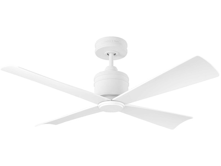 Photos - Fan Comfort Visual   Launceton 44" Ceiling in Matte White 4LNCR44RZW 