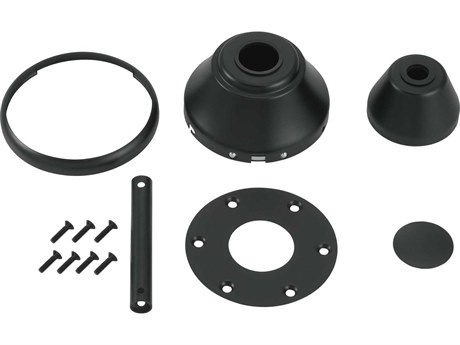 Visual Comfort Fan Maverick Matte Black Custom Finish Kit
