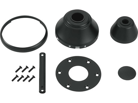 Visual Comfort Fan Maverick Matte Black Custom Finish Kit