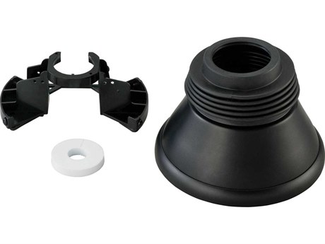 Visual Comfort Fan Minimalist Matte Black Slope Ceiling Canopy Kit