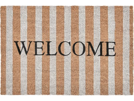 Villa by Classic Home Striped Welcome Doormat