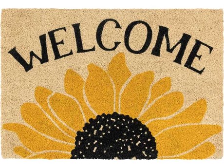 Villa by Classic Home Sunday Morning Coir Doormat