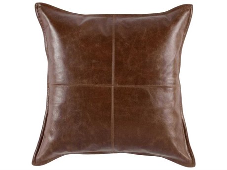 Villa by Classic Home Cheyenne Brown Throw Pillow