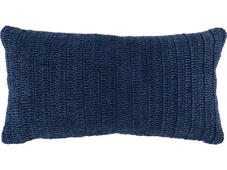 Villa by Classic Home Nakeya Indigo Throw Pillow
