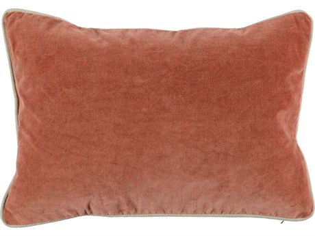 Villa by Classic Home Harriet Terra Cotta Throw Pillow