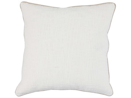 Villa by Classic Home Alba Ivory Throw Pillow